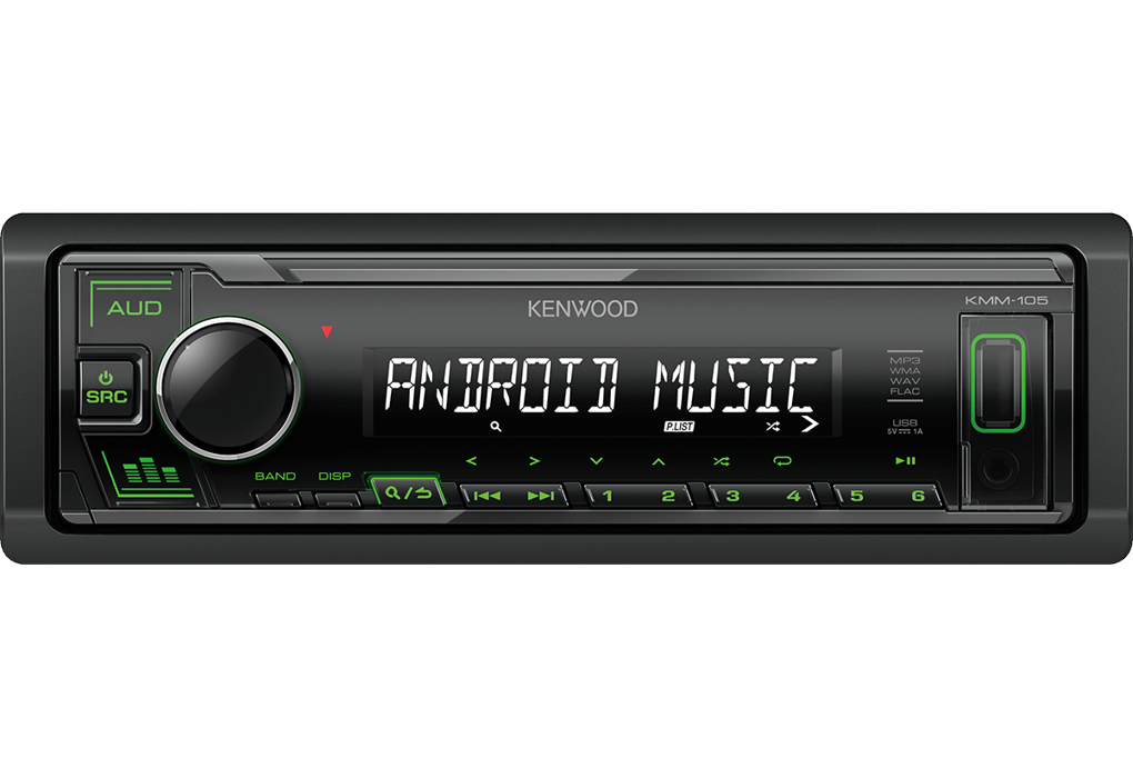  USB/FLAC/Android  CD- Kenwood KMM-105GY